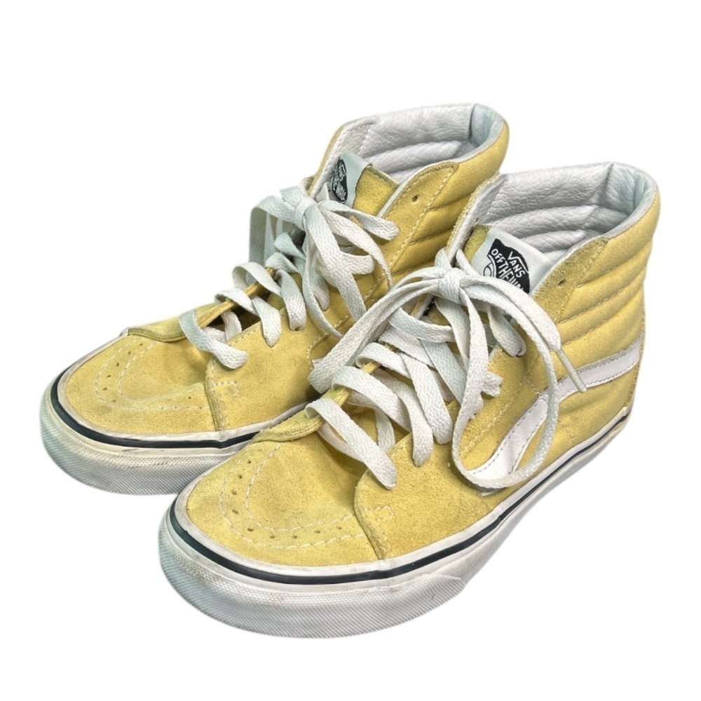 Vans Sk8 Hi Unisex Yellow High Top Skate Shoes